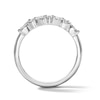Thumbnail Image 3 of 1/2 CT. T.W. Marquise-Cut Certified Lab-Grown Diamond Contour Band in 14K White Gold (F/VS2)
