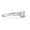 Thumbnail Image 4 of 1/2 CT. T.W. Marquise-Cut Certified Lab-Grown Diamond Contour Band in 14K White Gold (F/VS2)