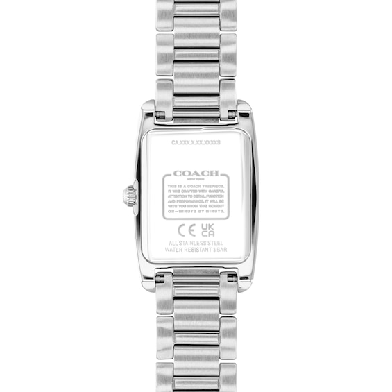 Ladies' Coach Reese Crystal-Accent Watch with Silver-Tone Dial (Model: 14504587)