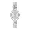 Thumbnail Image 1 of Ladies' Coach Sammy Watch with Silver-Tone Oval Dial and Mesh Band (Model: 14504566)