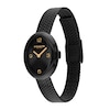 Thumbnail Image 2 of Ladies' Coach Sammy Black IP Watch with Black Oval Dial and Mesh Band (Model: 14504569)