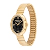 Thumbnail Image 2 of Ladies' Coach Sammy Gold-Tone IP Watch with Black Oval Dial and Expander Bracelet (Model: 14504571)