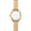 Thumbnail Image 3 of Ladies' Coach Sammy Gold-Tone IP Watch with White Oval Dial and Expander Bracelet (Model: 14504573)