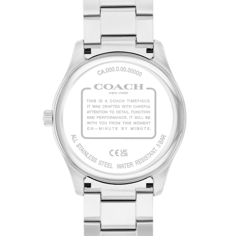 Main Image 3 of Men's Coach Oliver Watch with Light Blue Textured Dial (Model: 14602751)