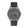Thumbnail Image 1 of Men's Coach Oliver Gray IP Watch with Gray Textured Dial and Black Leather Strap (Model: 14602758)