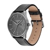 Thumbnail Image 2 of Men's Coach Oliver Gray IP Watch with Gray Textured Dial and Black Leather Strap (Model: 14602758)