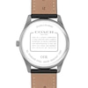 Thumbnail Image 3 of Men's Coach Oliver Gray IP Watch with Gray Textured Dial and Black Leather Strap (Model: 14602758)