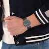 Thumbnail Image 4 of Men's Coach Oliver Gray IP Watch with Gray Textured Dial and Black Leather Strap (Model: 14602758)