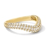 Thumbnail Image 4 of 3/4 CT. T.W. Lab-Grown Diamond Multi-Row Contour Band in 14K Gold (F/VS2)