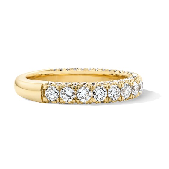 1-1/2 CT. T.w. Certified Lab-Grown Diamond Three-Sided Band in 14K Gold (F/Vs2)