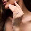 Thumbnail Image 2 of 1 CT. T.W. Emerald-Cut and Oval Certified Lab-Grown Diamond Anniversary Band in 10K Gold (F/VS2)