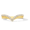 Thumbnail Image 1 of 1/3 CT. T.W. Lab-Grown Diamond Two-Row Chevron Band in 14K Gold (F/VS2)