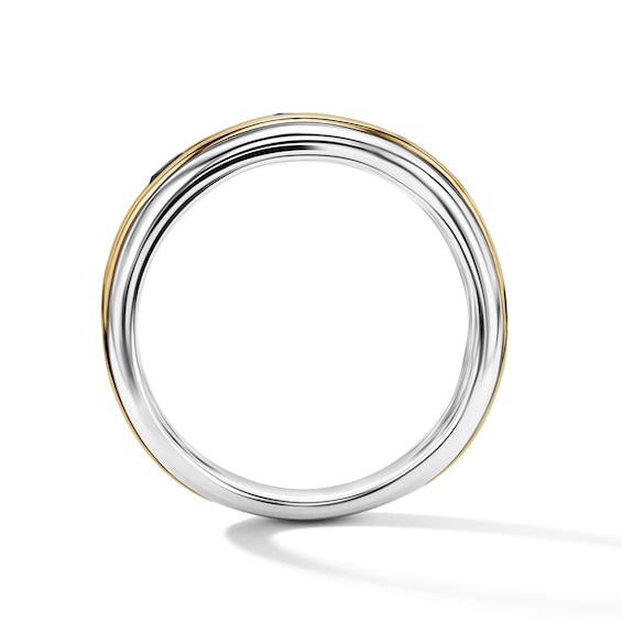 1 CT. T.w. Black Diamond Five-Stone Band in 10K Two-Tone Gold