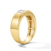 Thumbnail Image 3 of 1 CT. T.W. Certified Lab-Grown Diamond Three-Stone Band in 10K Gold (F/VS2)