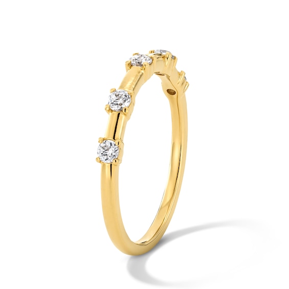 1/4 CT. T.w. Certified Lab-Grown Diamond Station Band in 14K Gold (F/Vs2)