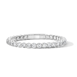 1/2 CT. T.W. Certified Lab-Grown Diamond Eternity Band in 14K White Gold (F/VS2)