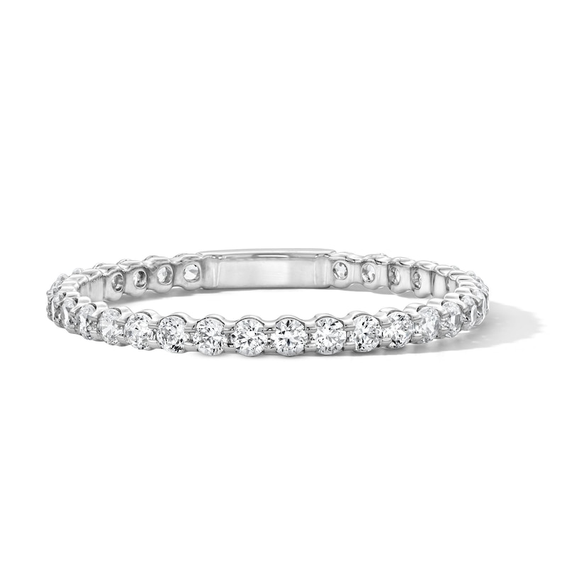 Main Image 1 of 1/2 CT. T.W. Certified Lab-Grown Diamond Eternity Band in 14K White Gold (F/VS2)