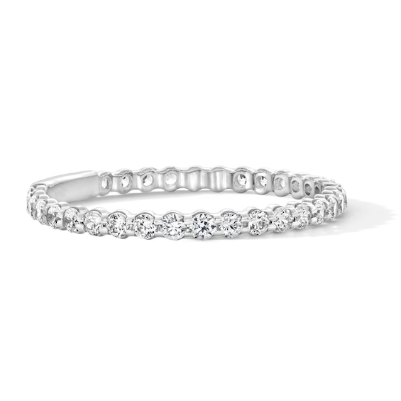 1/2 CT. T.w. Certified Lab-Grown Diamond Eternity Band in 14K White Gold (F/Vs2)