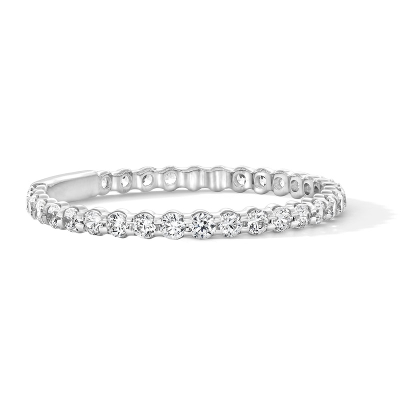 Main Image 2 of 1/2 CT. T.W. Certified Lab-Grown Diamond Eternity Band in 14K White Gold (F/VS2)