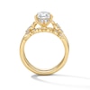Thumbnail Image 2 of 2-1/4 CT. T.W. Pear-Shaped Certified Lab-Grown Diamond Leaf and Vine Bridal Set in 14K Gold (F/VS2)