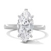 Thumbnail Image 1 of 3-1/8 CT. T.W. Marquise-Cut Certified Lab-Grown Diamond Hidden Frame Engagement Ring in 14K White Gold (F/VS2)