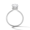 Thumbnail Image 3 of 3-1/8 CT. T.W. Marquise-Cut Certified Lab-Grown Diamond Hidden Frame Engagement Ring in 14K White Gold (F/VS2)