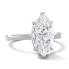 Thumbnail Image 4 of 3-1/8 CT. T.W. Marquise-Cut Certified Lab-Grown Diamond Hidden Frame Engagement Ring in 14K White Gold (F/VS2)