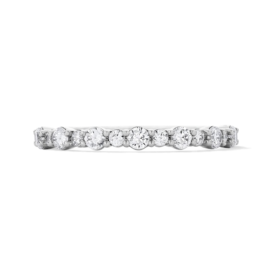 1/2 CT. T.w. Lab-Grown Diamond Band in 10K White Gold (F/Vs2)