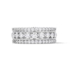 Thumbnail Image 1 of 1-1/2 CT. T.W. Lab-Grown Diamond Three-Row Anniversary Band in 10K White Gold (F/VS2)