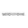 Thumbnail Image 1 of 1/10 CT. T.W. Diamond Geometric Frame Stackable Band in 10K White Gold