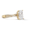 Thumbnail Image 3 of 3-1/4 CT. T.W. Emerald-Cut Certified Lab-Grown Diamond Engagement Ring in 14K Gold (F/VS2)