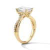Thumbnail Image 4 of 3-1/4 CT. T.W. Emerald-Cut Certified Lab-Grown Diamond Engagement Ring in 14K Gold (F/VS2)