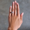 Thumbnail Image 2 of 3 CT. T.W. Cushion-Cut Certified Lab-Grown Diamond Solitaire Engagement Ring in 14K White Gold (F/VS2)