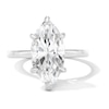 Thumbnail Image 1 of 4 CT. T.W. Marquise-Cut Certified Lab-Grown Diamond Solitaire Engagement Ring in 14K White Gold (F/VS2)
