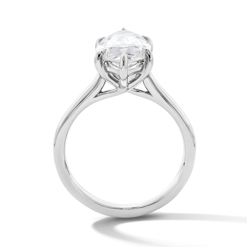 Main Image 3 of 4 CT. T.W. Marquise-Cut Certified Lab-Grown Diamond Solitaire Engagement Ring in 14K White Gold (F/VS2)