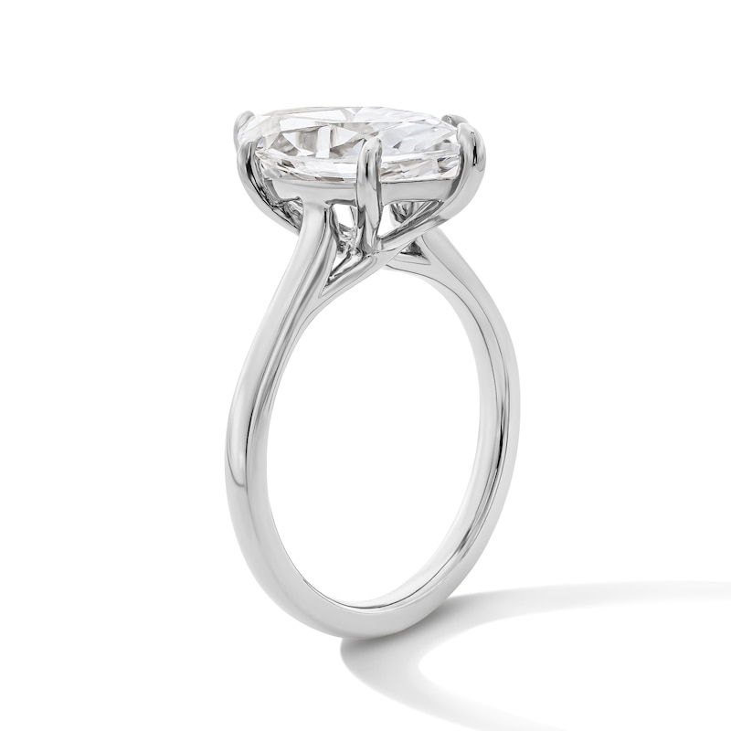 Main Image 5 of 4 CT. T.W. Marquise-Cut Certified Lab-Grown Diamond Solitaire Engagement Ring in 14K White Gold (F/VS2)