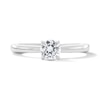 Thumbnail Image 1 of 1/2 CT. T.W. Certified Lab-Grown Diamond Solitaire Engagement Ring in 14K White Gold (F/VS2)