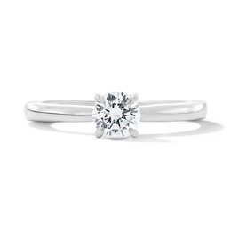 1/2 CT. T.W. Certified Lab-Grown Diamond Solitaire Engagement Ring in 14K White Gold (F/VS2)