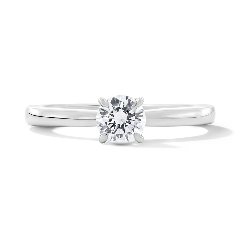 Main Image 1 of 1/2 CT. T.W. Certified Lab-Grown Diamond Solitaire Engagement Ring in 14K White Gold (F/VS2)