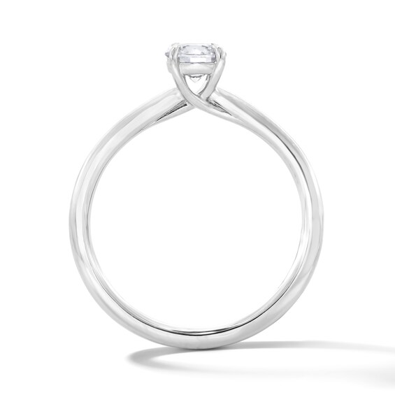 1/2 CT. T.w. Certified Lab-Grown Diamond Solitaire Engagement Ring in 14K White Gold (F/Vs2)