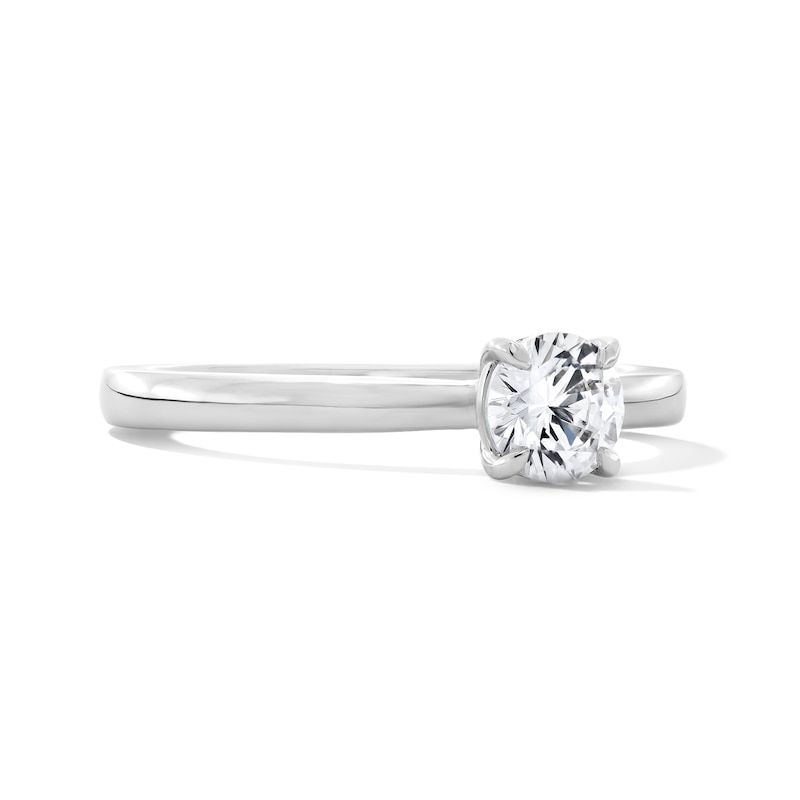 Main Image 3 of 1/2 CT. T.W. Certified Lab-Grown Diamond Solitaire Engagement Ring in 14K White Gold (F/VS2)