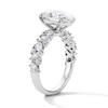 Thumbnail Image 4 of 4 CT. T.W. Oval Certified Lab-Grown Diamond Engagement Ring in 14K White Gold (F/VS2)