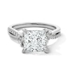 Thumbnail Image 1 of 3-1/3 CT. T.W. Princess-Cut Certified Lab-Grown Diamond Engagement Ring in 14K White Gold (F/VS2)