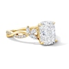 Thumbnail Image 4 of 3-1/2 CT. T.W. Cushion-Cut Certified Lab-Grown Diamond Engagement Ring in 14K Gold (F/VS2)