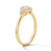 Thumbnail Image 4 of 1/3 CT. T.W. Certified Lab-Grown Diamond Frame Promise Ring in 10K Gold (F/SI2)