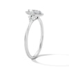Thumbnail Image 4 of 1/3 CT. T.W. Marquise-Cut Certified Lab-Grown Diamond Frame Promise Ring in 10K White Gold (F/SI2)