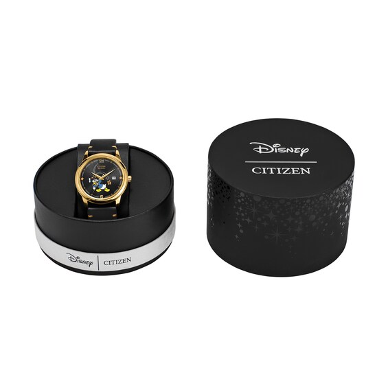 Unisex Citizen Eco-Drive® Disney Donald Duck Seeing Stars Watch with Black Dial (Model: Aw1789-04W)