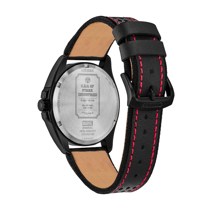 Main Image 3 of Men’s Citizen Eco-Drive® Marvel Avengers Iron Man Tony Stark Watch with Black Dial (Model: AW2095-41W)