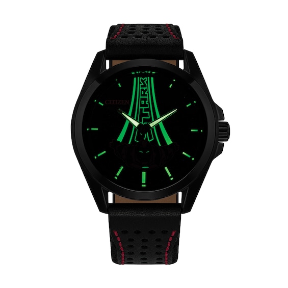 Menâs Citizen Eco-DriveÂ® Marvel Avengers Iron Man Tony Stark Watch with Black Dial (Model: Aw2095-41W)