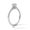 Thumbnail Image 4 of Enchanted Star Elsa 3/8 CT. T.W. Lab-Grown Diamond Frame Promise Ring in 10K White Gold (F/SI2)